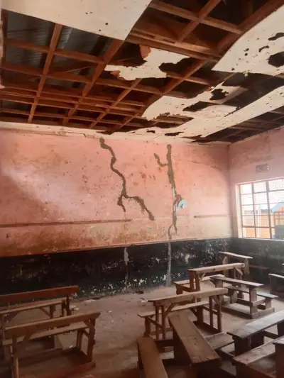 Deteriorated Classroom